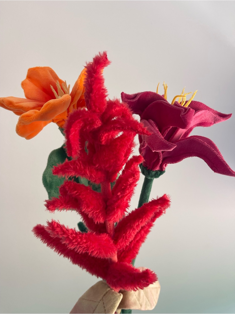 CJ Hendry plush flowers set of 3 limited release nyc FM 3.0 blooms
